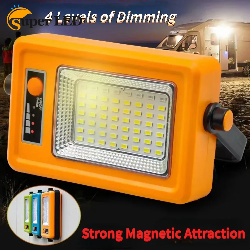 Outdoor Camping Lamp 50W Fast Charging Lighting Decorative Charging Tent Lamp Retro Portable Camping Lantern