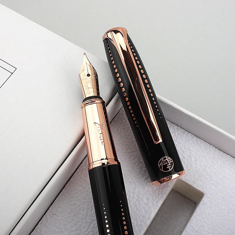 Picasso(Pimio) 916 luxury rose gold Fountain Pen Metal Ink Pen School Business Office Supplies Writing Gift Pen