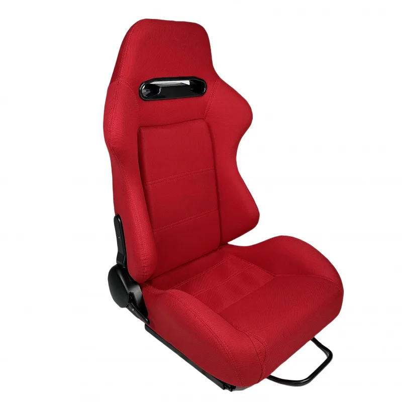 Suitable for Customized Color RED Suede Car Vehicle Gaming Station Adjustable Sim Bucket Racing Seats - view 2