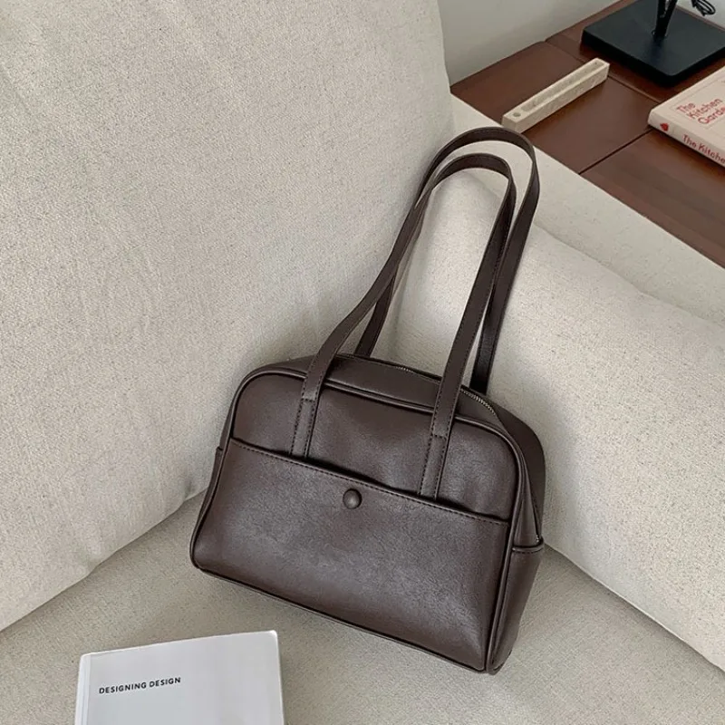 Unique Shoulder Bag Women Vintage Commute Purse Casual Tote Handbag for Work Daily Travel