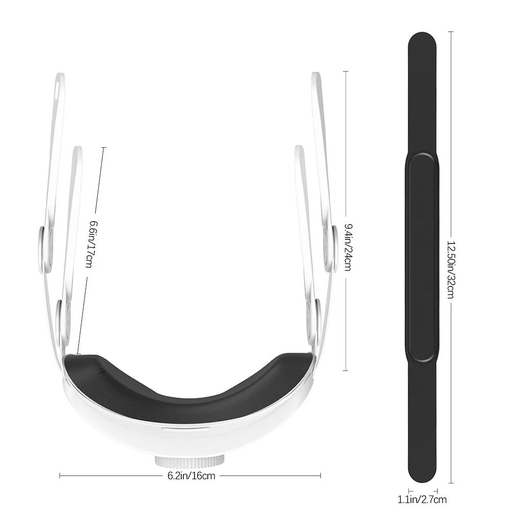 Correa ajustable para la cabeza para gafas de realidad virtual, Soporte mejorado y comodidad, accesorios de VR, correa para reducir la presión, diadema para gafas Meta Quest 3S