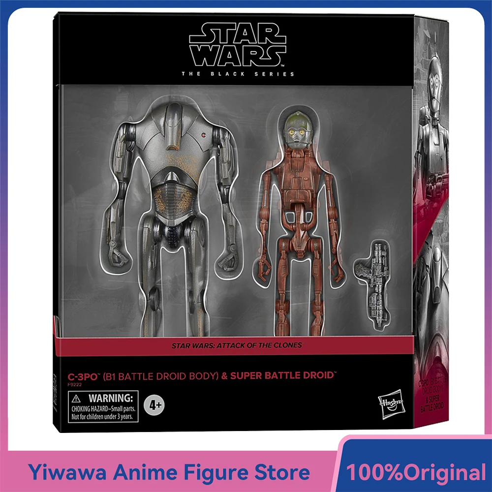 

[В наличии] Hasbro Star Wars The Black Series C-3PO (B1 Battle Droid Body) и Super Battle Droid (Атака клонов) Набор из 2 упаковок