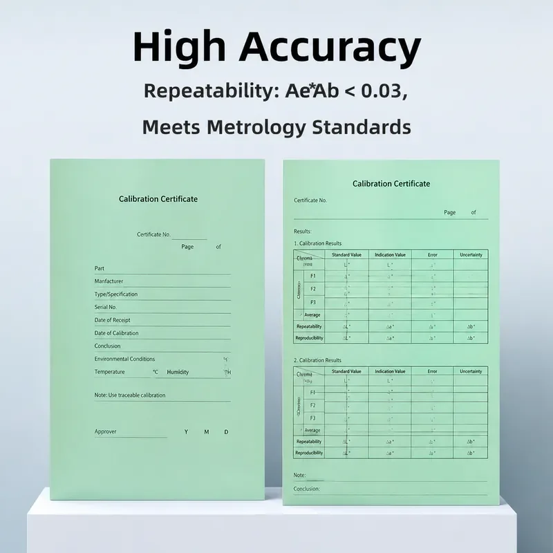 4mm Aperture Touch Screen APP Colorimeter CIE LAB Color Difference Meter for Printing Paper Packaging Quality Control