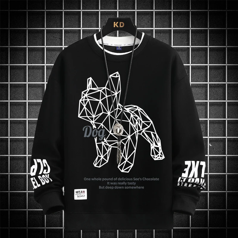 Homens mulheres moletom azul estilo americano pulôveres gráficos harajuku camisetas de manga longa 2025 moda masculina impressão topo
