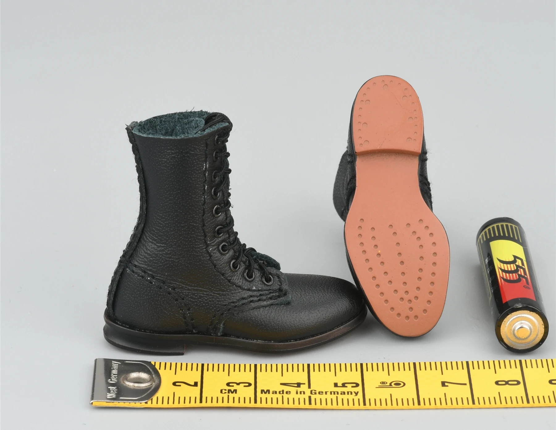 1/6 Scale  UD9016 Soldier Genuine Leather Hollow Boots Model  for 12