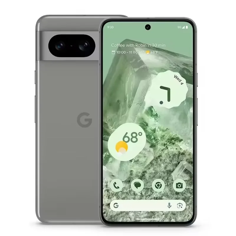 جوجل بيكسل 8 5G 6.2 "OLED 8GB RAM 128GB ROM NFC الأصلي المستخدمة هاتف محمول جوجل Tensor G3 ثماني النواة أندرويد الهاتف الذكي