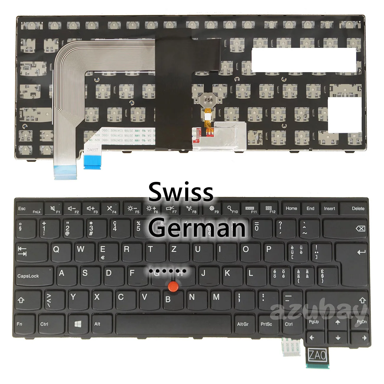Swiss CH German DE QWERTZ RKeyboard for Lenovo Thinkpad 13 Gen 1 20GJ 20JK, 13 Gen 2 20J1 20J2, 01YR073 01YT127 00PA438 00PA520