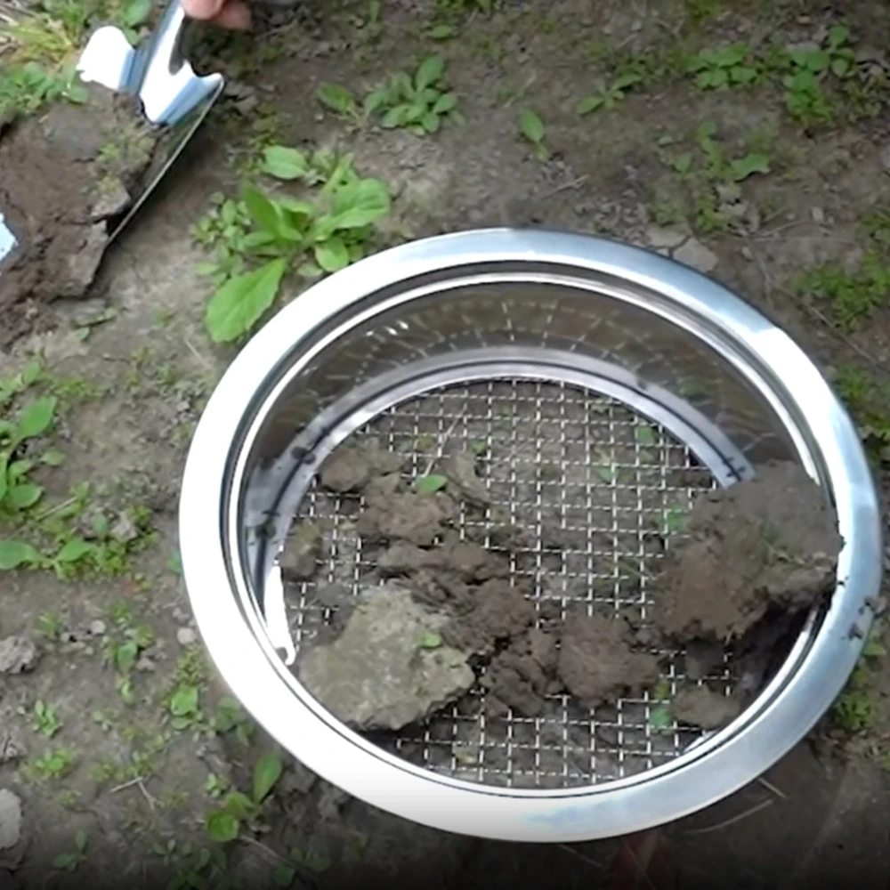 Gardening Soil Sieves Mesh and Shovel 1/3/6/9/12mm Mesh Hole Soil Stone Filtration for Bonsai Potting Soil Filtering and Remove