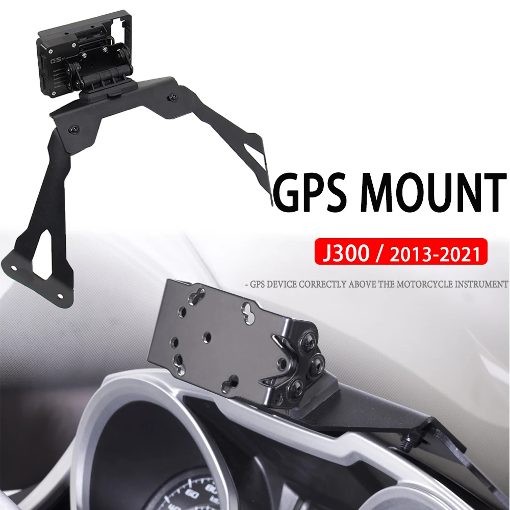 2013 - 2021 โทรศัพท์สมาร์ทนําทาง GPS MOUNT สําหรับ KAWASAKI J300 J 300 j300 GPS แผ่นยึด Adapt ชุด