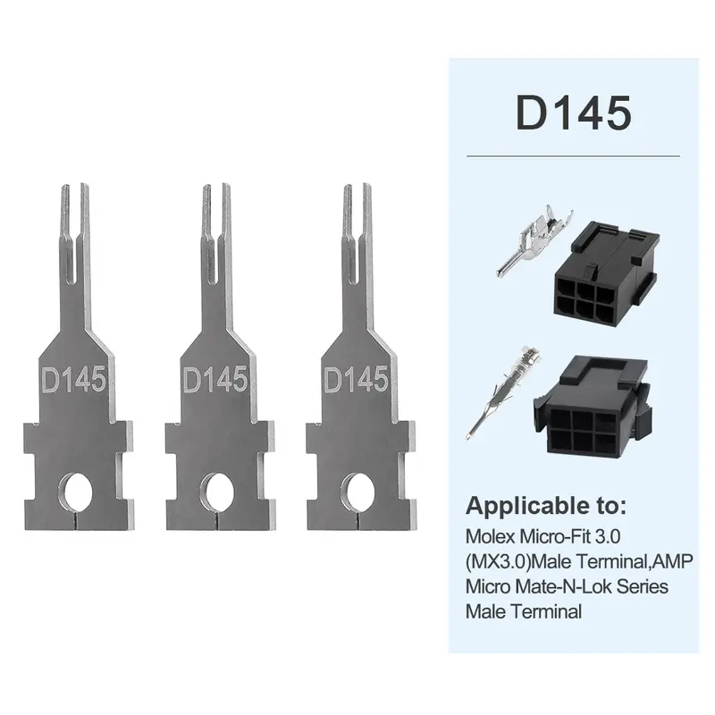 JRready Replacement Tip Kit for Extraction Tool &Terminal Release Tool for Deutsch,AMP/TE,Molex,Delphi,JST,Harting Connectors - Image 9