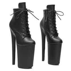 Leecabe  23CM/9inches Matte Upper   Pole dance shoes High Heels stripper heel Pole Dance boot
