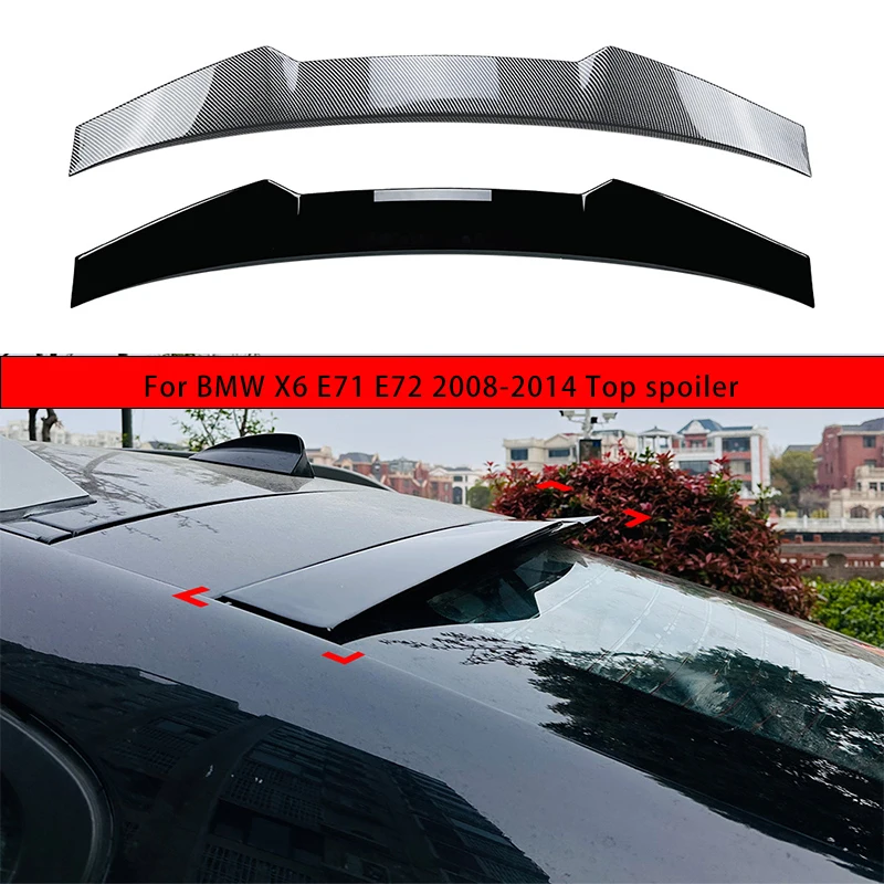 

Suitable for BMW X6 E72 E71 spoiler BMW X6 2008 2009 2010 2011 2012 2013 2014 auto parts rear wing fixed wind wing ABSM type top