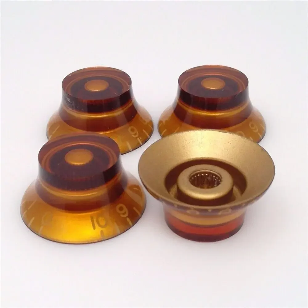 Left Handed Amber Cap Knob