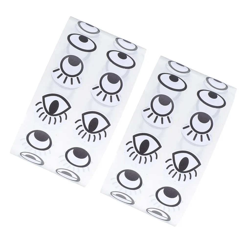 

2 Rolls Cartoon Eyes Stickers Creative Self Adhesive Googly Eyes for Kids DIY Craft Labels Fun Eyeball Stickers Children