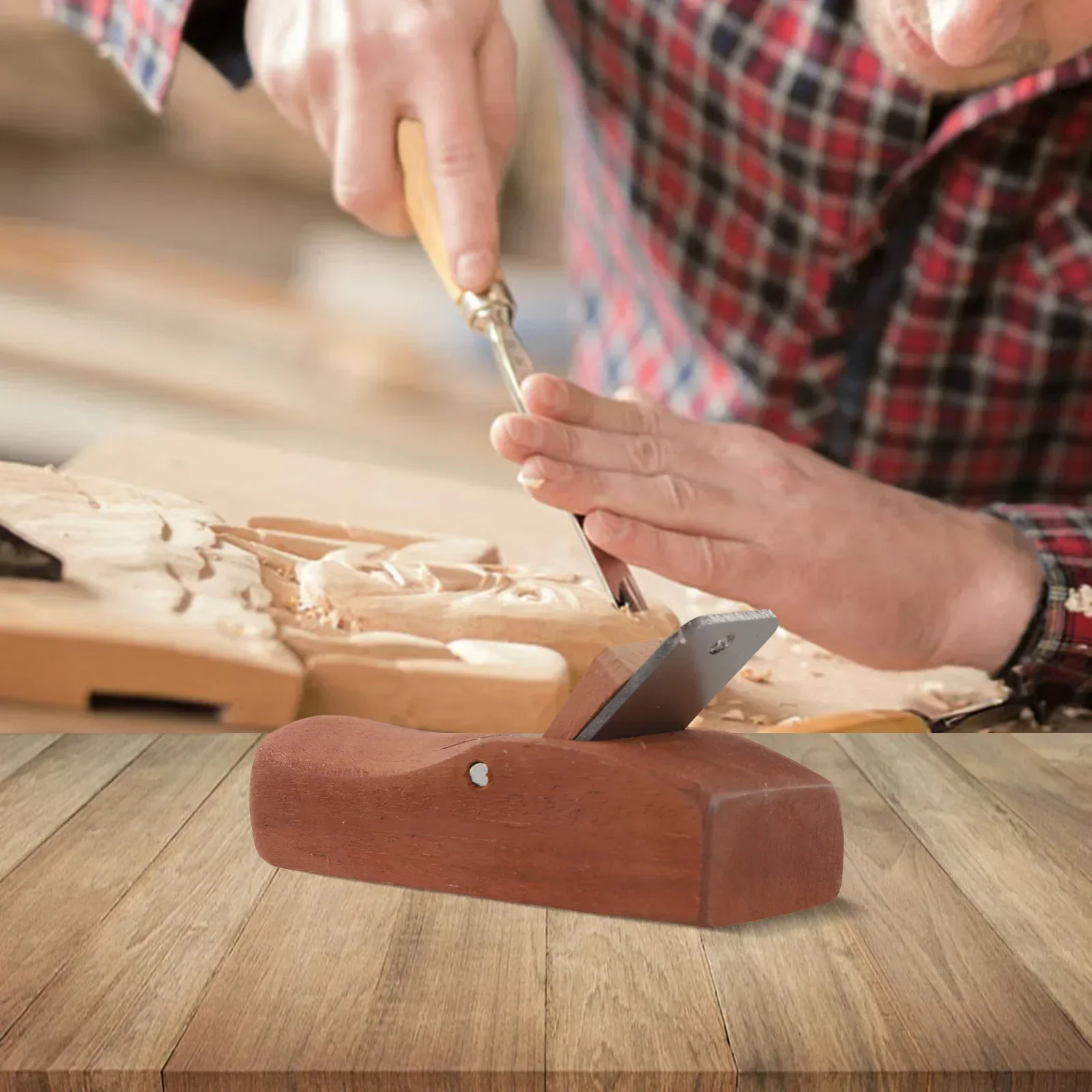 

DIY Woodcraft Рубанок для обрезки древесины Домашний сад Маленький ручной строгальный станок Деревообрабатывающий инструмент Деревообрабатывающий ручной строгальный станок Столярные изделия