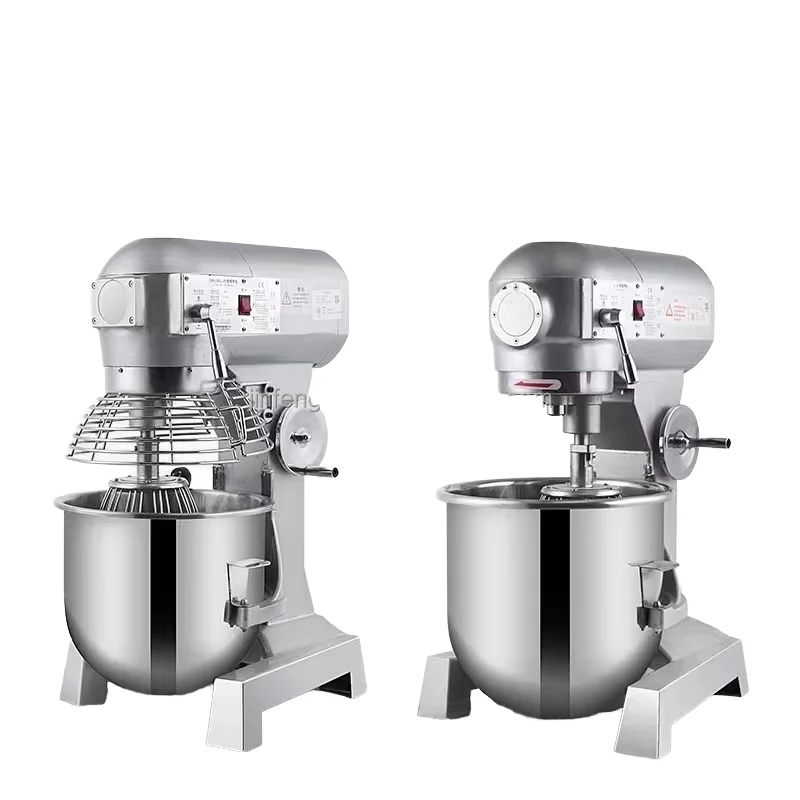 

Stand Mixer Commercial Multi-Function Dough Kneader Egg Beater and Meat Mixer High-Power B15 B20 B30 Cream Whipping Machine