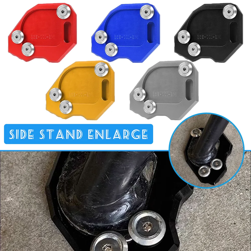 

Motorcycle Kickstand Foot Side Stand Extension Pad Support Plate For BMW F800GS Adventure F800 GS F 800GS 2008-2018 2017 2016 15