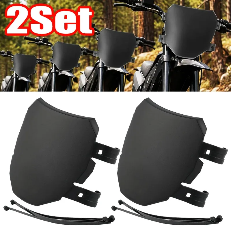 Motorcycle Front Windshield Wind Deflector for SURRON Light Bee S X for TALARIA STING Matte Black PVC Aerodynamic Fairing Guard