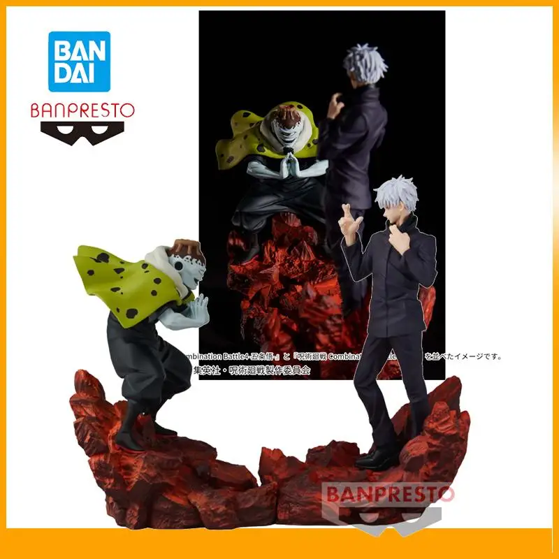 

Оригинальный Bandai Banpresto Jujutsu Kaisen Rohan Gojo Satoru аниме фигурки модель боевая поза украшение для рабочего стола коллекцион