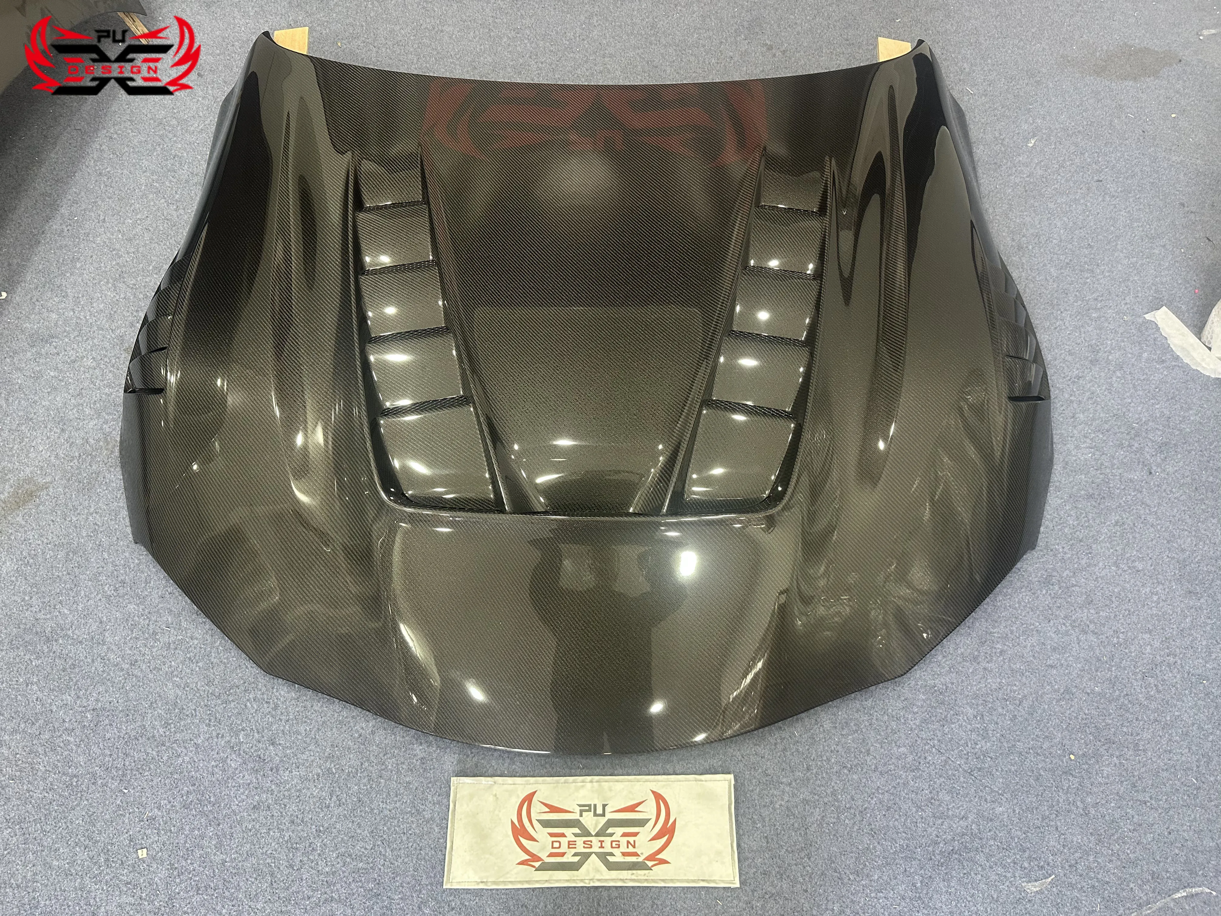 الجملة سيبون نمط هود ألياف الكربون لتويوتا Gr Supra A90 A91 Mk5 هود اكسسوارات السيارات غطاء المحرك الكربون