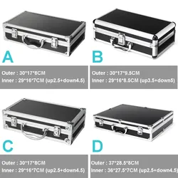 Werkzeugkoffer aus Aluminiumlegierung, Outdoor-Fahrzeug-Set, Box, tragbare Sicherheitsausrüstung, Instrumentenkoffer, Koffer, Outdoor-Sicherheitsausrüstung