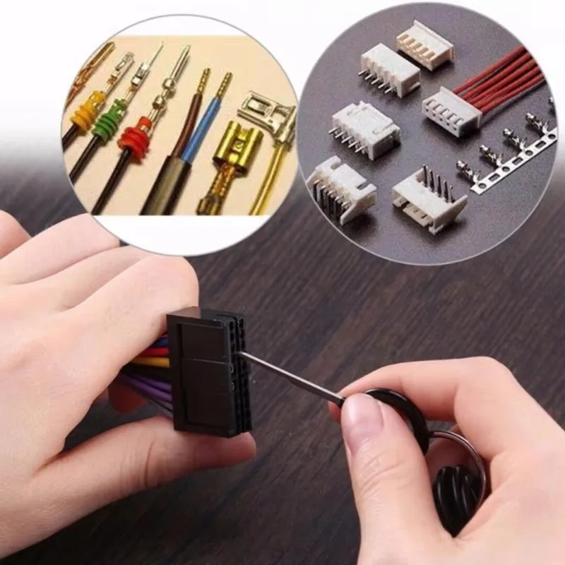 11/18/36/41pcs Car Plug Terminal Extraction Tools Wire Connector Puller Release Removal Pin Extractor Kit For Auto Repairment