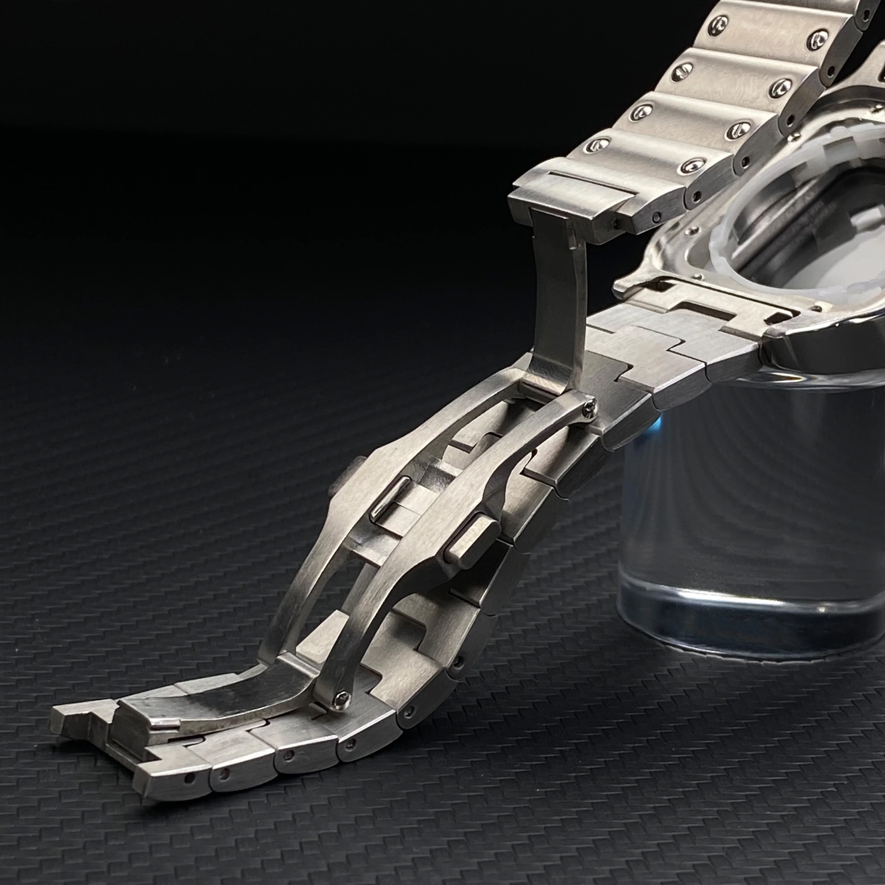 NH35 Watch Case 38mm  Square Case Set 316L Stainless Steel Watch Repair and Modification Parts for NH36 NH35 Automatic Movements