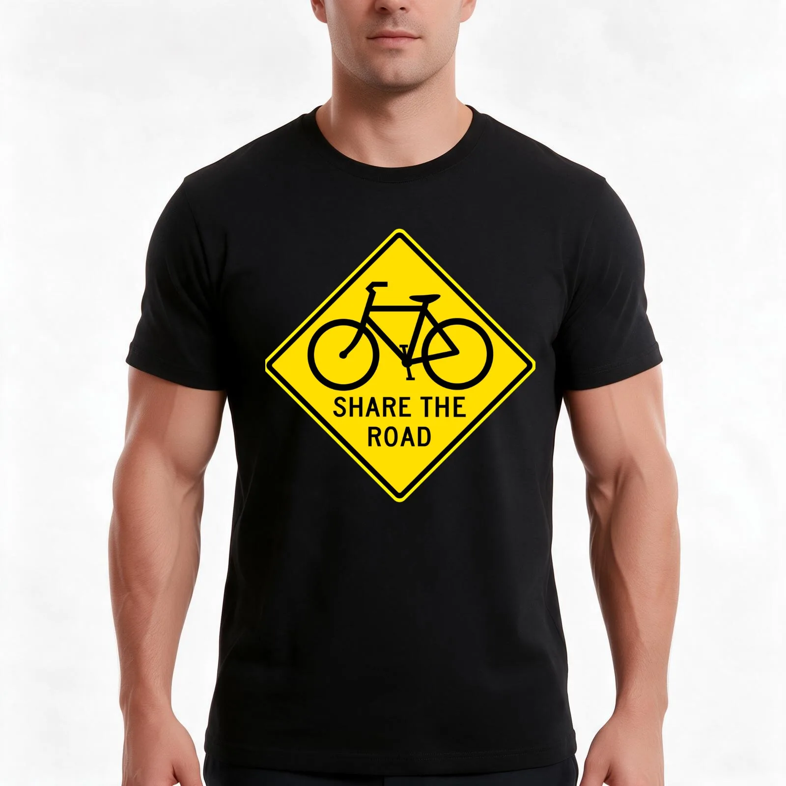 Share the Road Men T Shirt t shirt man casual