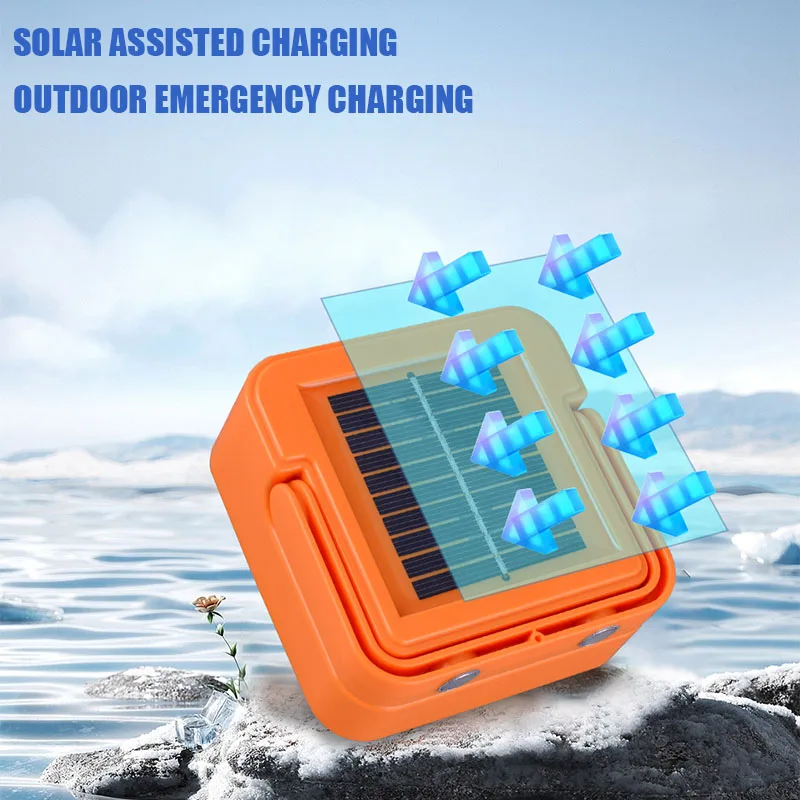 VOLODYMYR projecteur solaire extérieur Portable lampe de travail d'urgence Camping diffusion en direct remplissage lampe de décrochage de rue pour l'entretien