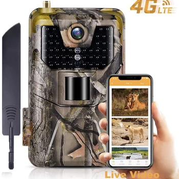 Hunting Camera HC-900pro Night Vision Outdoor 4G App Remote Control Trail Camera 4k Video 36MP Photo Live Show Wildlife