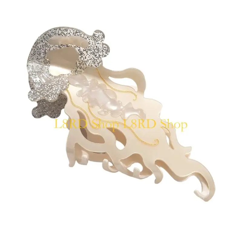 L8RD Lovely Clownfish Hair Clip Ergonomic Design Secure For Sports Activities