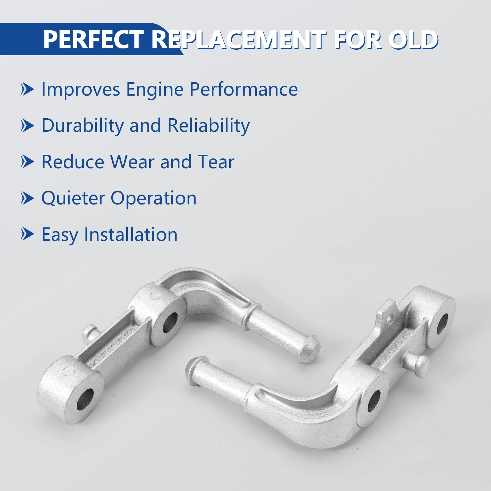 2 قطعة قوس العادم الخمار دعم الجمعية 68275662AB 68395841AA ل دودج رام 1500 2019-2024 5.7 لتر 6.2 لتر