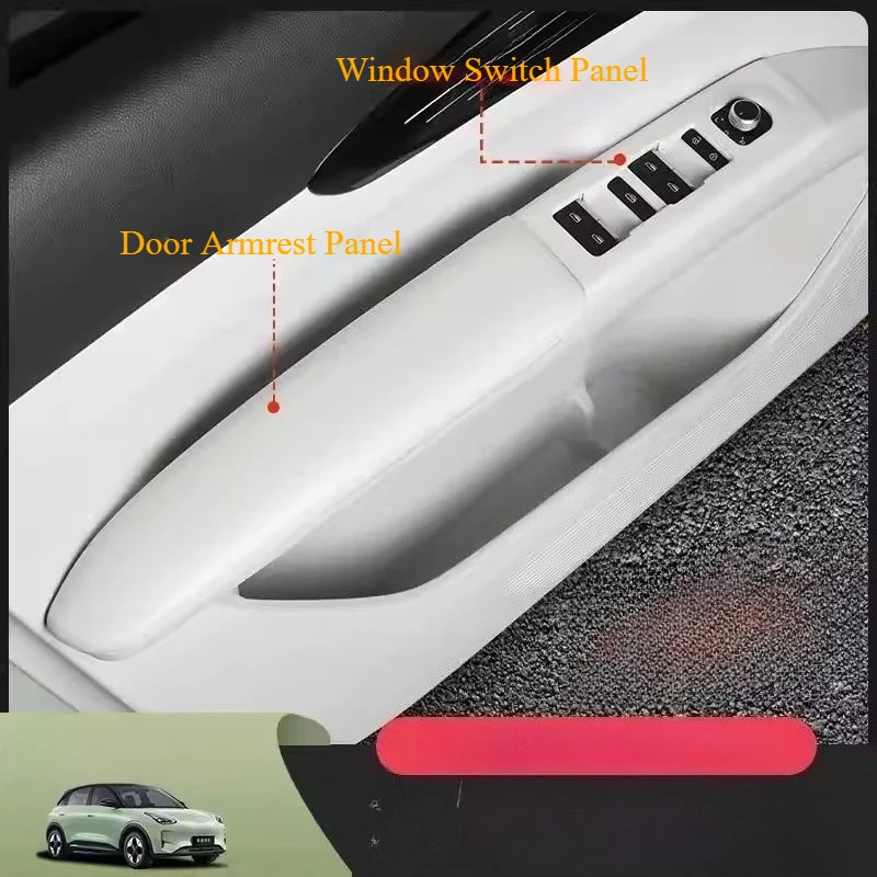

Interior Decorative Sticker for Geely EX2 Door Armrest & Window Switch Panel, Modification Accessories