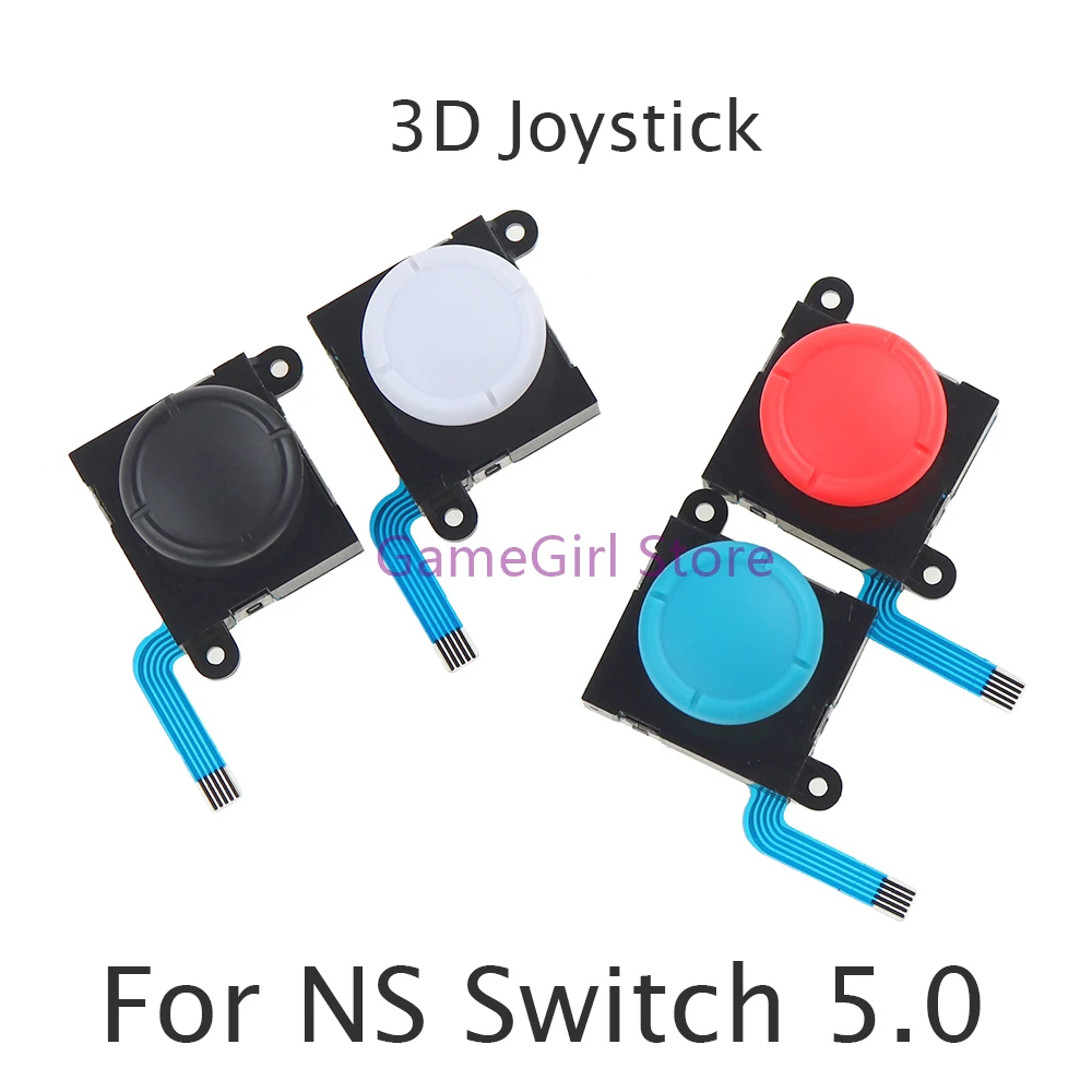 50pcs OEM New V5.0 3D Joystick Analog Thumb Stick Button For NS Nintendo Switch Joy-Con Controller Replacement