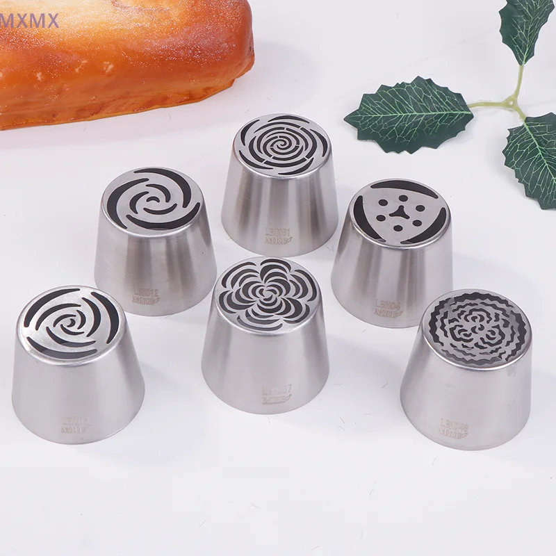 1 قطعة SL4/SL12/SL13/SL43/SL51/SL57 الفولاذ المقاوم للصدأ الروسية الجليد الأنابيب الفوهات DIY بها بنفسك المعجنات كعكة الجليد صقيع الفوهات أداة الخبز