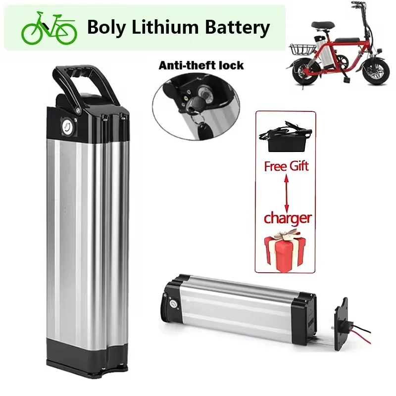 48V30AH large aluminum shell lithium battery built-in aluminum tube folding electric bicycle lithium battery special for driving