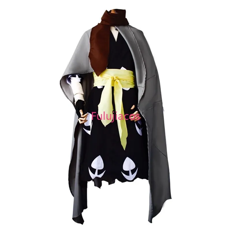 

Fulujiacos Anime Hyakkimaru Kimono Cosplay Costume Aldult Unisex Cloak Kimono