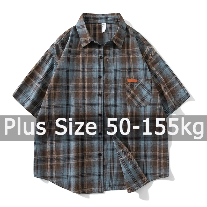 

Женская рубашка больших размеров XL-10XL 50-150 кг, свободные топы большого размера с короткими рукавами, женская одежда больших размеров, Blusas Mujer De Moda 4XL 5XL 6XL