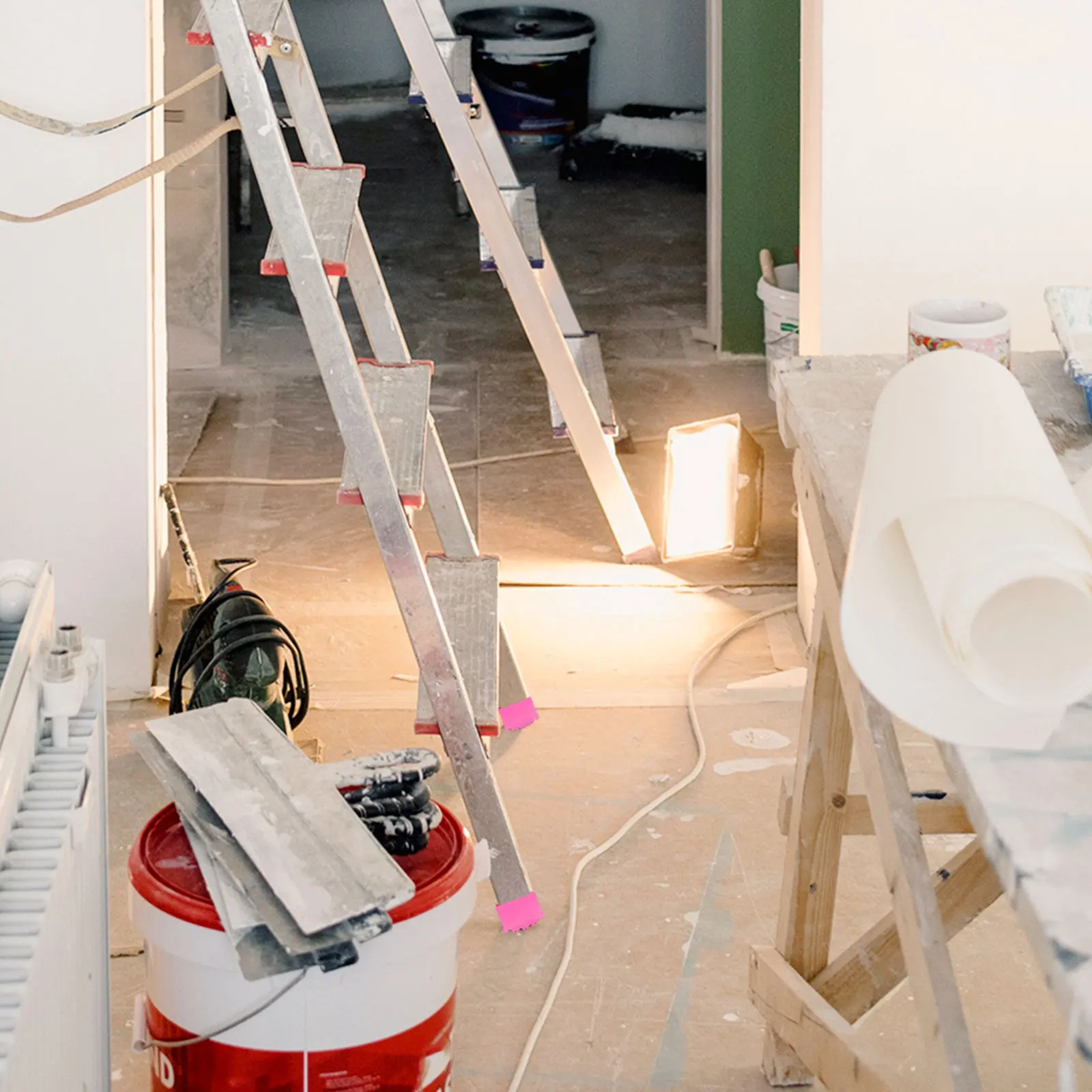 

2pcs Protector slip Rubber Pads for Home Use Foldable Wear Resisting Pads Ladder Ladder Feet Protect Cover AccessoriesRed