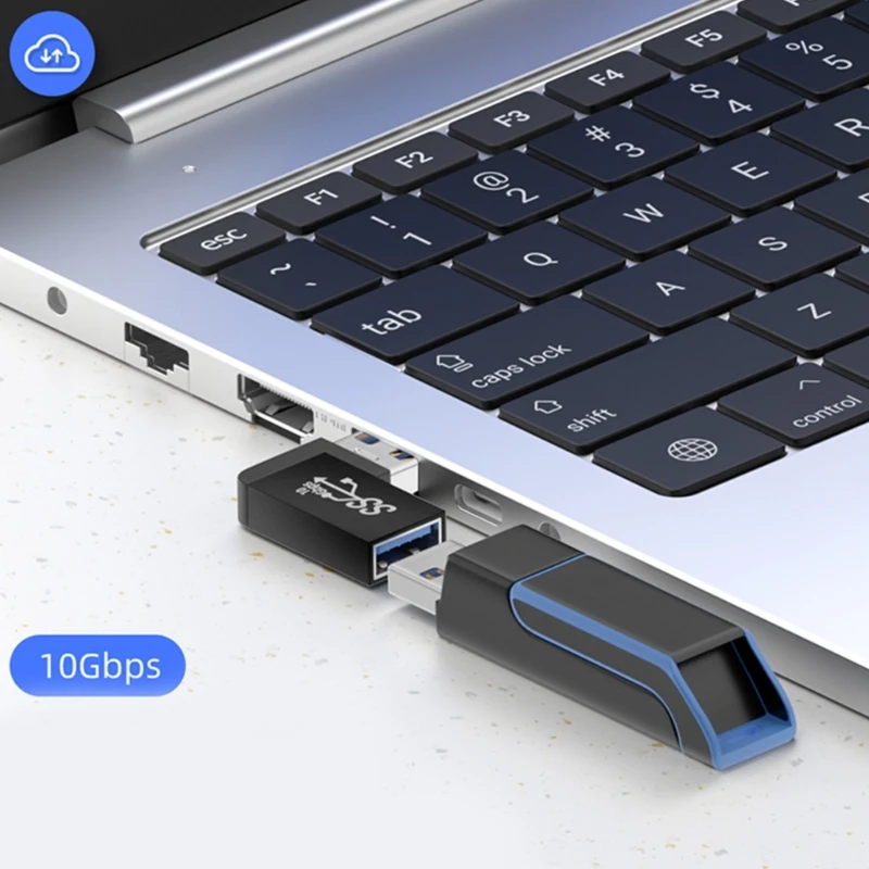 90 Degree USB 3.0 Male to Female Right Angle Extension Adapter USB Upward Elbow Adapter 10Gbps For Laptop PC Connector Converter