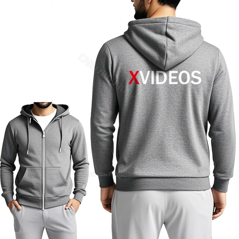 سويت شيرت مريح ملابس الشارع الشهير Xvideos طباعة شعار على الظهر بلوفر ربيعي بلوفرات وصل حديثًا