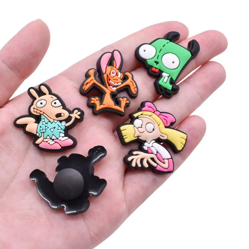 1pcs Classic cartoon series shoe Charms Designer for Shoe Accessories for Classic Clog Kids Gift Hot Sale