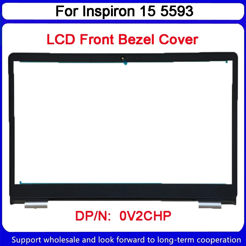 Tampa frontal LCD moldura para dell inspiron 15, 5593, 0v2chp, v2chp