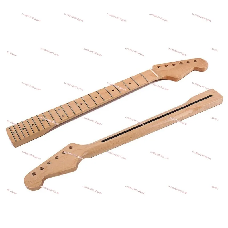 22 frets, Maple Fingerboard, Electric Guitar Neck Handle for Fenders ST Strat -- with Back Midline