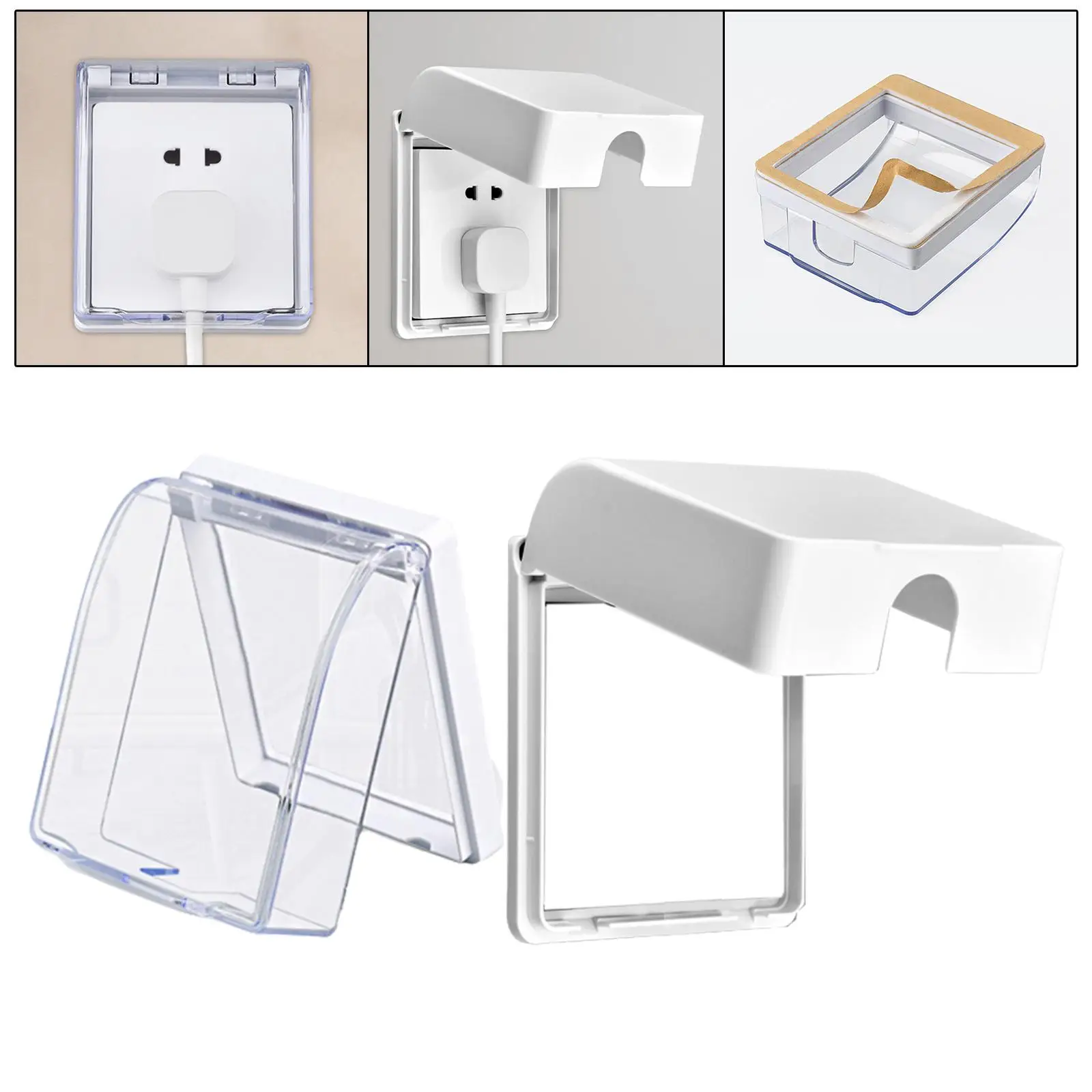 Switch Cover Protector 86 Type Light Panel outlet Cover Splashproof Bathroom