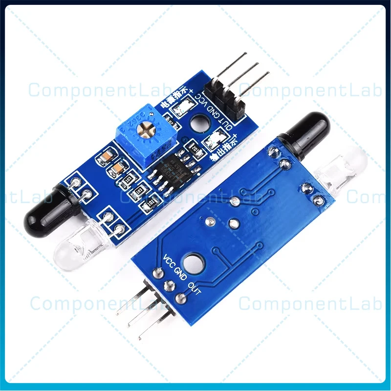50-100-個-ir-赤外線障害物回避センサーモジュール-arduino-用-diy-スマートカーロボット反射光電-3pin