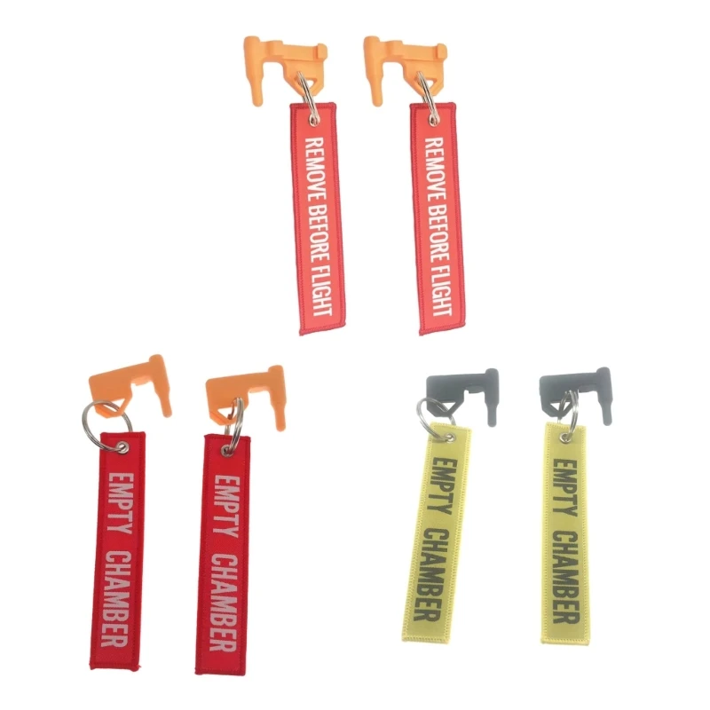 652D 9mm Chamber Safety Flags Remove Before Flights Ensuring Safe Handling Universal