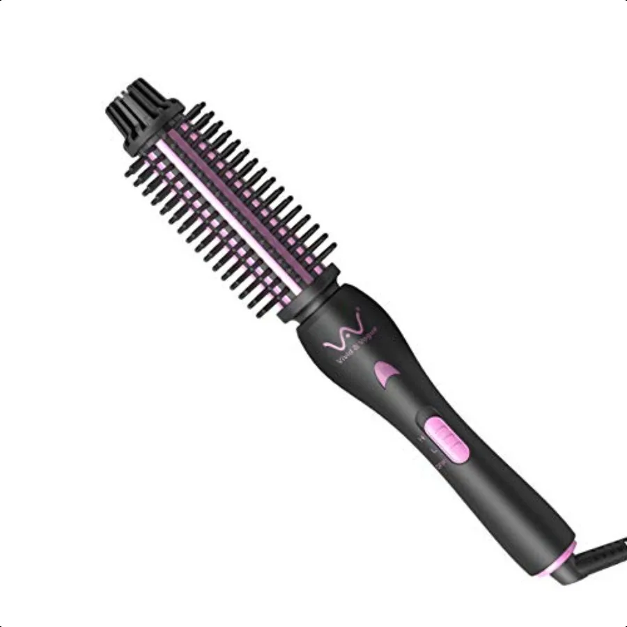 

VAV Curling Iron Ceramic Negative Ionic Curling Wand Profional Dual Voltage Instant Heat Up Hair Curler AntiScald Curling Brush