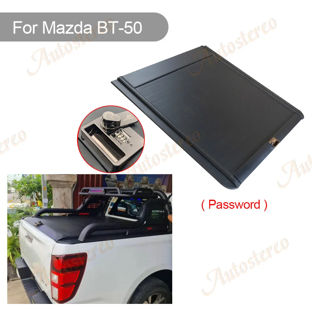 Pickup Rear Tail Cover For Mazda BT-50 Car Tailgate Waterproof Truck Electric Shutter Auto Accessories Tonneau Cover Rear Bucket