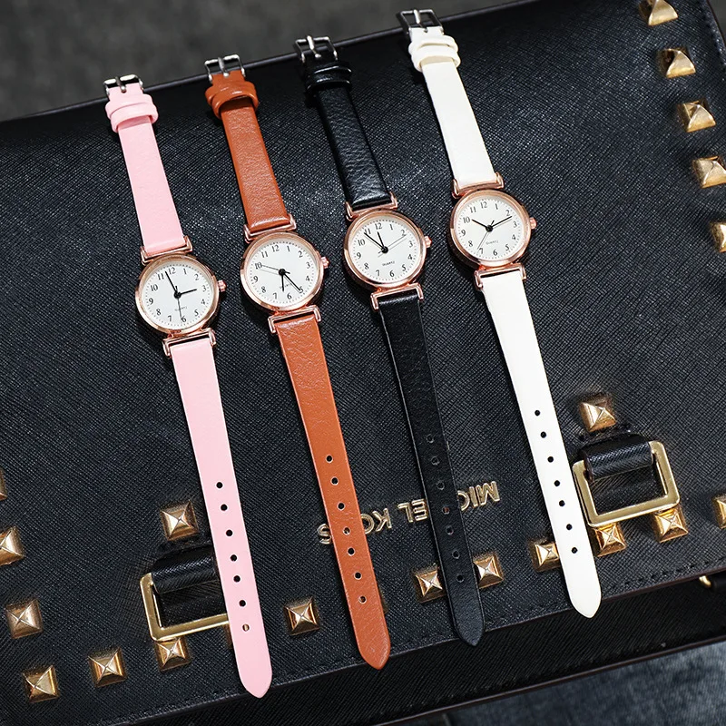 Women's Quartz Analog Wrist Watch Round Dial Shape Easy to Wear Casual Watch for Working and Office